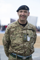 Le lieutenant Hargreaves de l'armée britannique © SG-DICOM-Pierre Chabaud