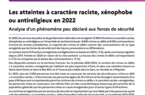 Les atteintes à caractère raciste, xénophobe ou antireligieux en 2022 - Interstats Analyse N°57