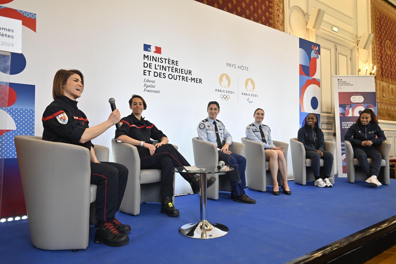Table ronde des athlètes de la Police nationale, Gendarmerie nationale et Sécurité civile
