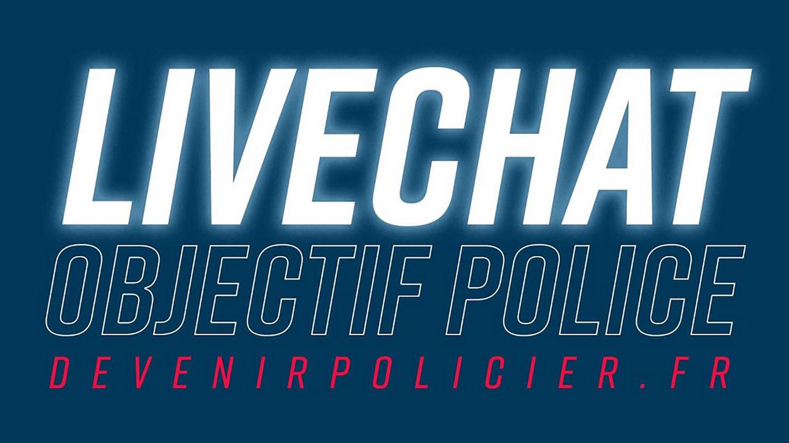 Infographie Livechat Objectif Police devenirpolicier.fr
