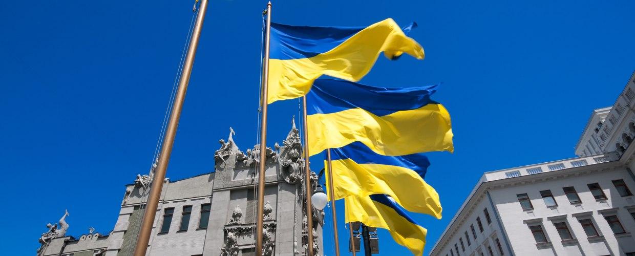 Drapeaux de l'Ukraine