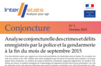 Interstats Conjoncture N° 1 - Octobre 2015